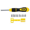 BOS68010:  Stanley Tools® 3 inch Multi-Bit Ratcheting Screwdriver