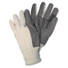 CRW8808:  Memphis™ Men's Dotted Canvas Gloves