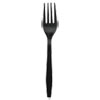 BWKFORKHWPPBLA:  Boardwalk® Heavyweight Polypropylene Cutlery