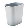 RCP295600GY:  Rubbermaid® Commercial Deskside Plastic Wastebasket
