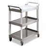 RCP342488PM:  Rubbermaid® Commercial Three-Shelf Service Cart