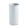 RCP354600GY:  Rubbermaid® Commercial Untouchable® Large Plastic Round Waste Receptacle