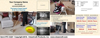 PC-CA01:  Postcard - Carpet & Air Duct Cleaning