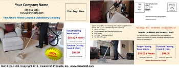 PC-CU02:  Postcard - Carpet & Upholstery Cleaning