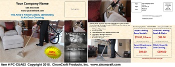 PC-CUA02:  Postcard - Carpet, Upholstery, & Air Duct Cleaning