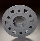 19in Tri-Lok Pad Driver, w/ Clutch Plate