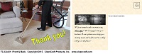 TC-CUA01: Thank You Postcard - Carpet-Upholstery-Air Duct Cleaning